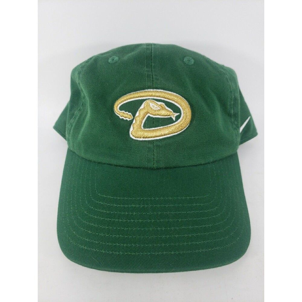 Arizona Diamondbacks Green Nike Hat Gold Logo Irish At Heart MLB Genuine Merch